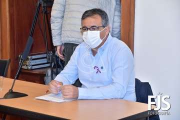 Sesión plenaria del mes de noviembre de 2020/TA y Francisco Javier Santana.